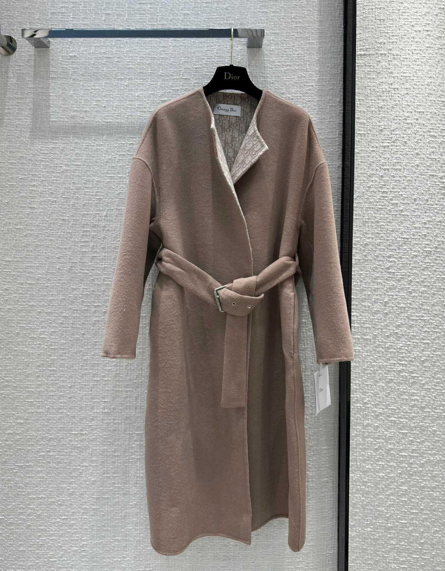 [TOP] Christian Dior Signature Double Face Wrap Coat - Collection   CD