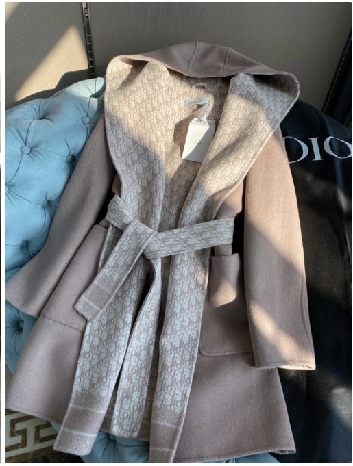 [TOP] Christian Dior Signature Double Face Wrap Coat - Collection   CD