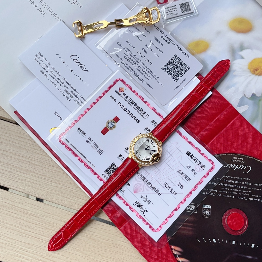 [TOP] Cartier Extra Large Diamond VS1.8 Quartz Watches