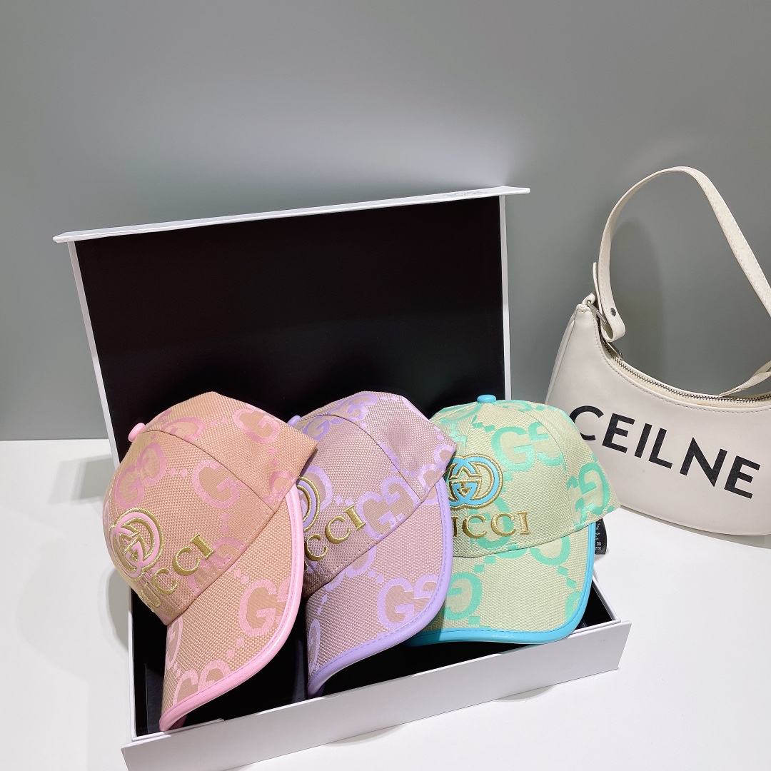 [TOP] GUCCI Classic Baseball Hat - 3 Colors