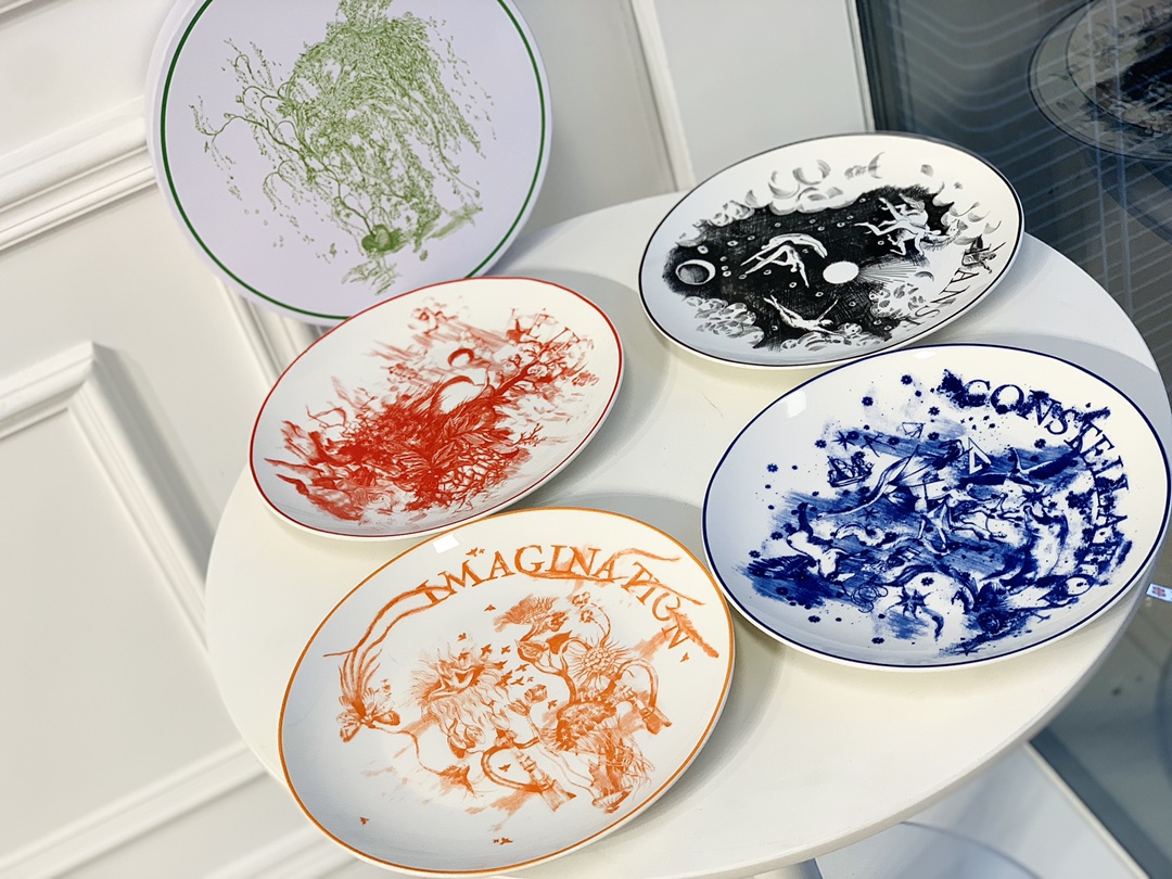[TOP] Christian Dior One Box, Four Different Patterns Dinner Plates