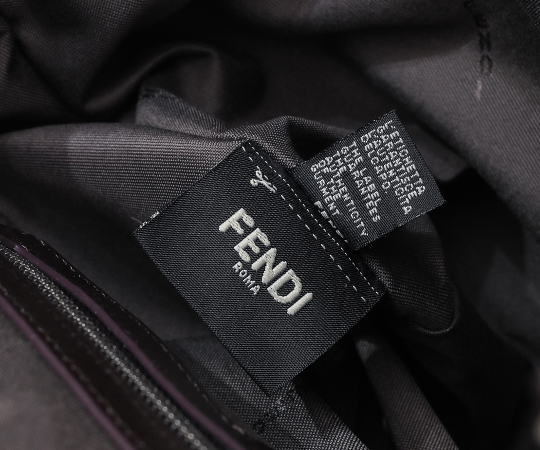 [TOP] FENDI F Family Jacquard Handbag