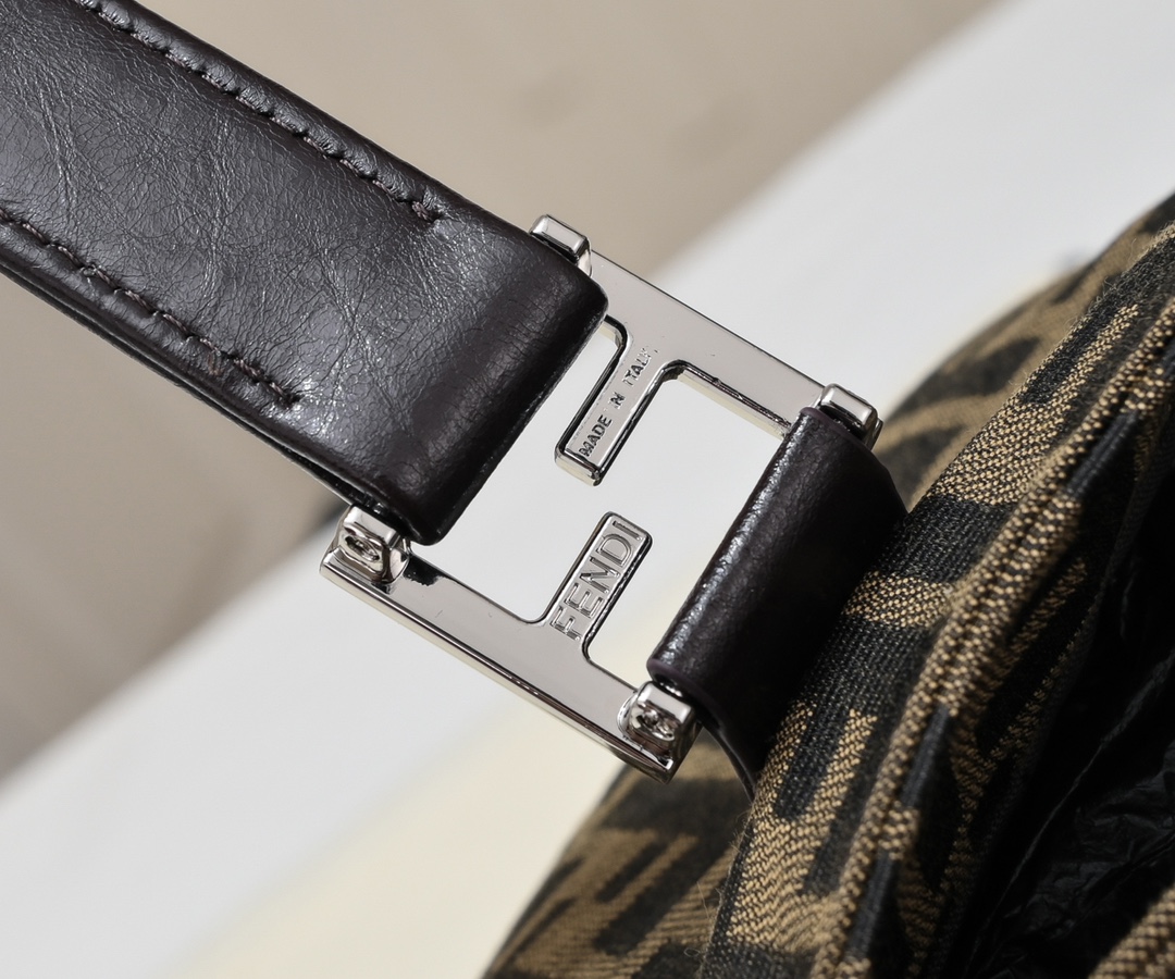 [TOP] FENDI F Family Jacquard Handbag