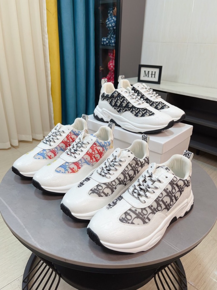 [TOP] Christian Dior Mesh Breathable Sports Shoes - 3 Colors