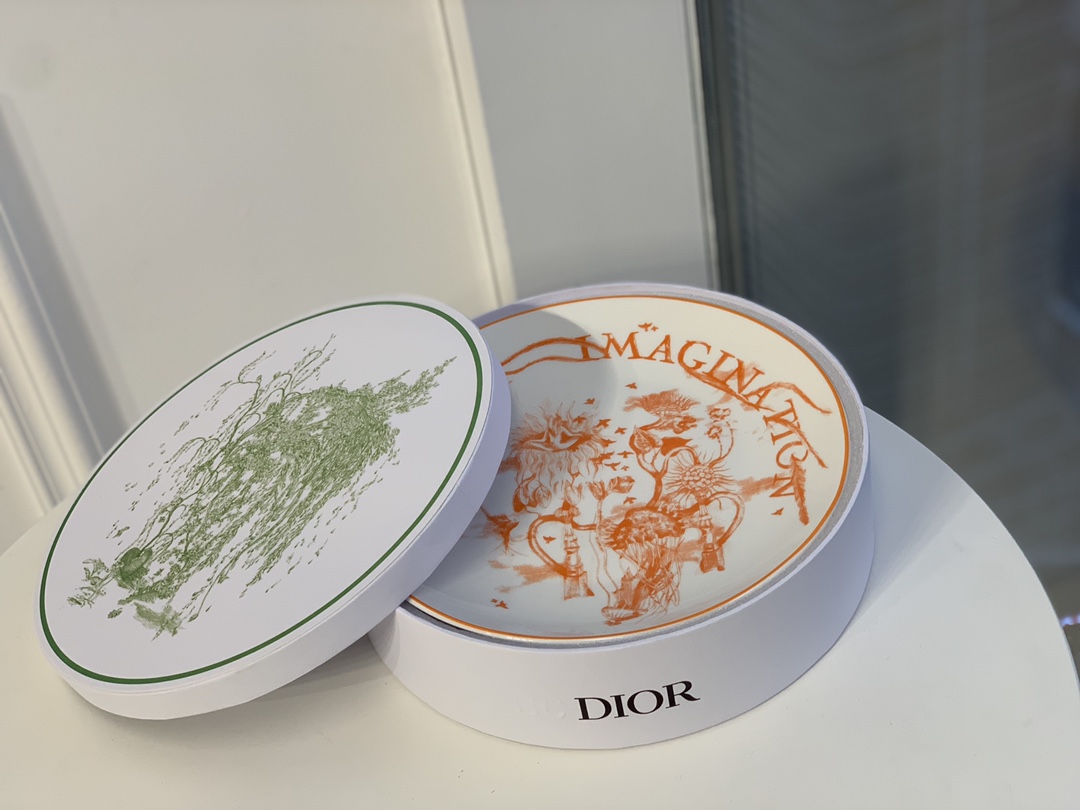 [TOP] Christian Dior One Box, Four Different Patterns Dinner Plates