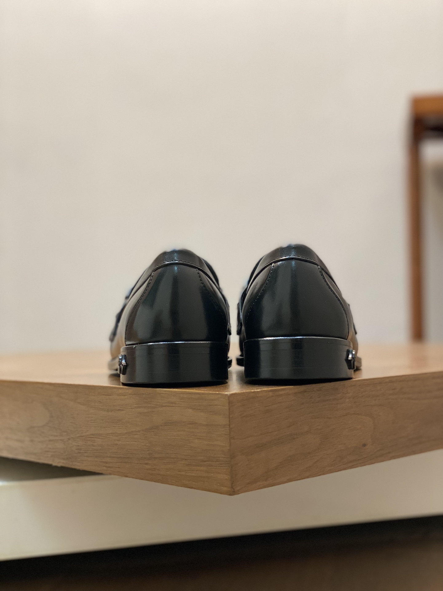 [TOP]Louis Vuitton LV Cowhide And Handmade Lefu Shoes - Black