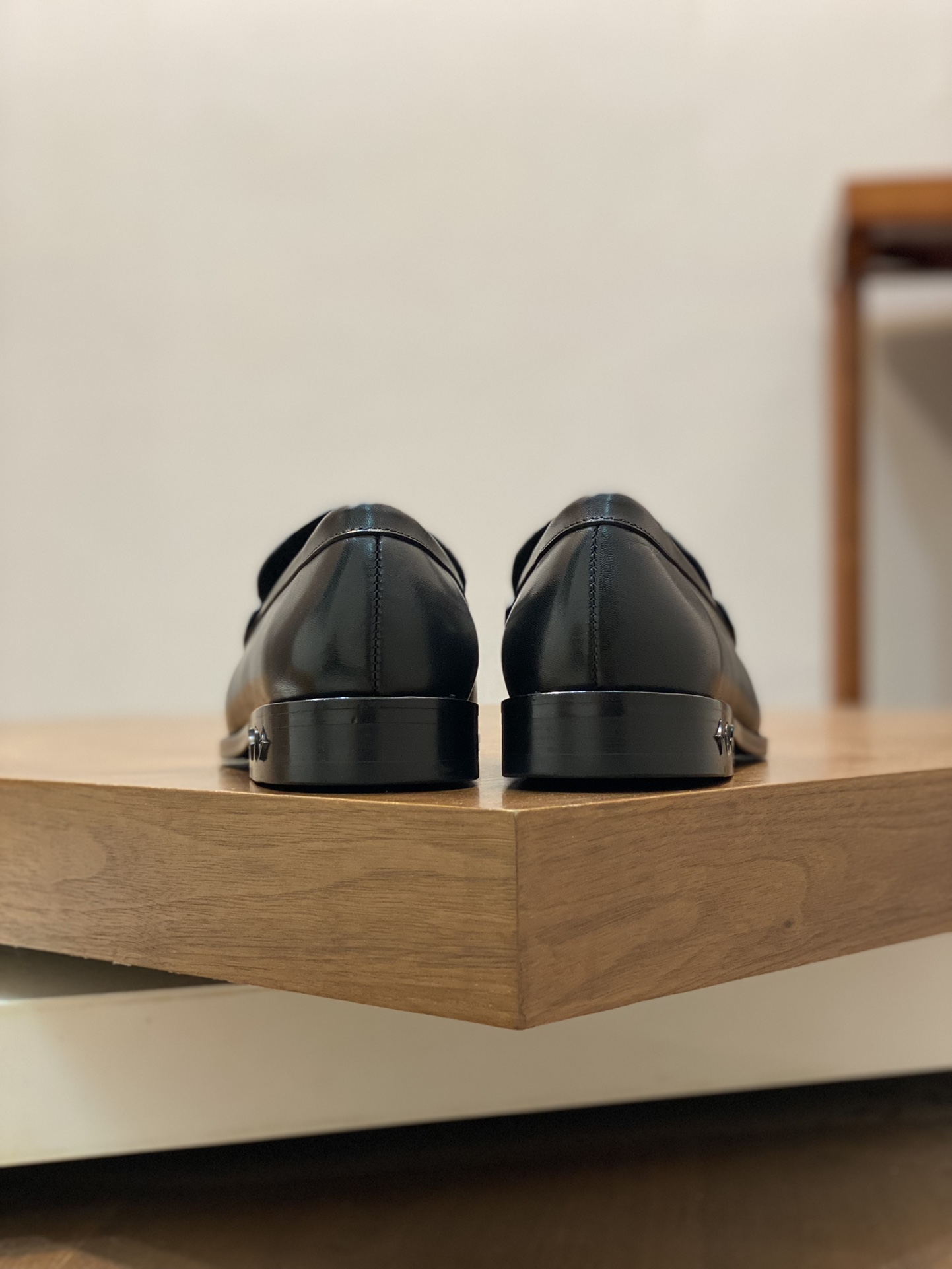 [TOP]Louis Vuitton LV Cowhide And Handmade Lefu Shoes - Black