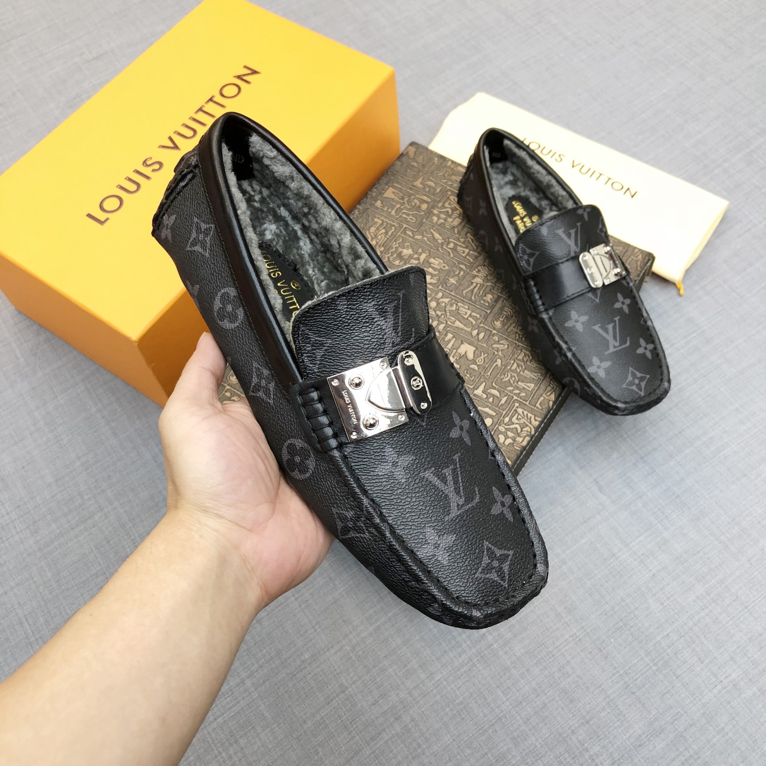 [TOP]Louis Vuitton LV Autumn And Winter Men's Flat Shoes