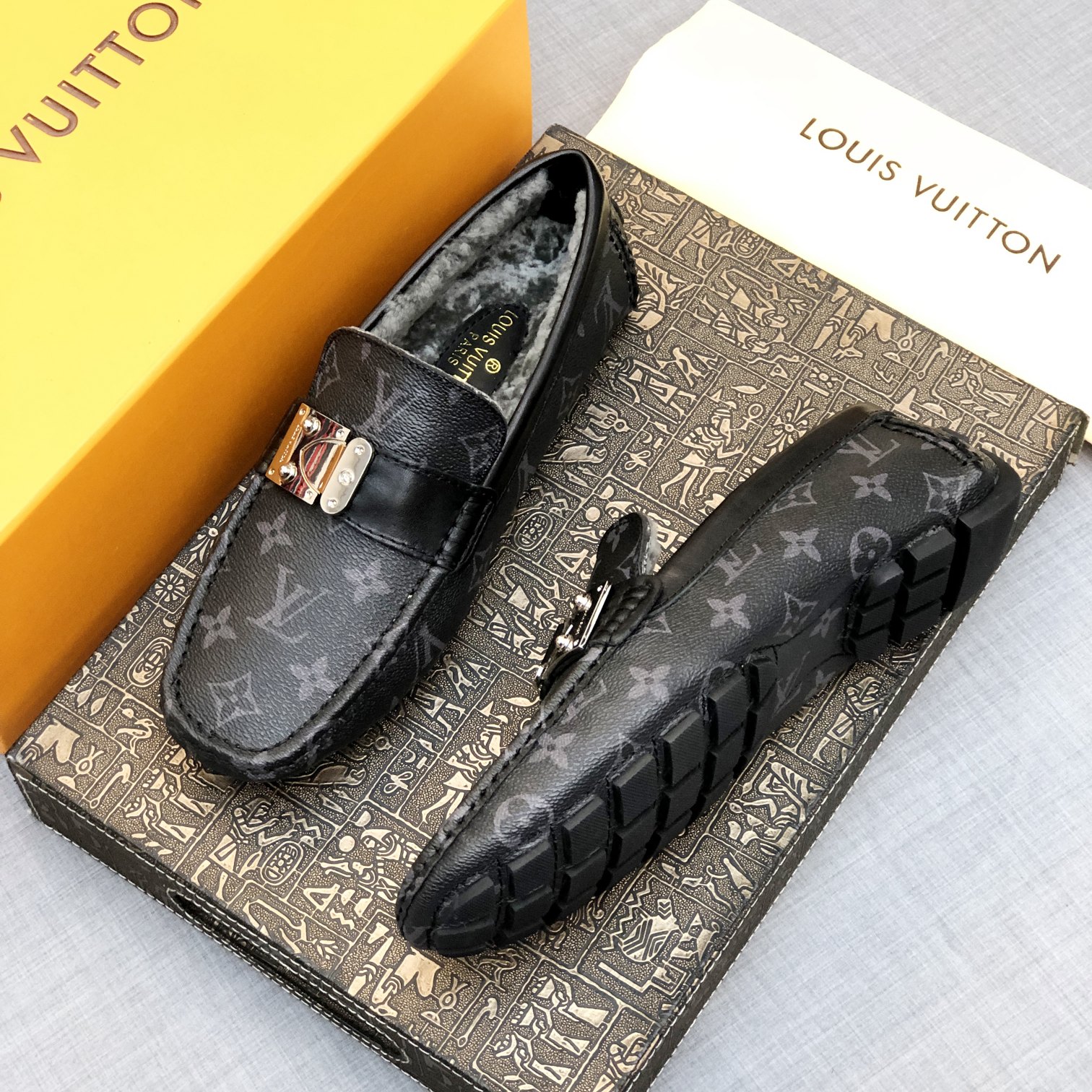 [TOP]Louis Vuitton LV Autumn And Winter Men's Flat Shoes