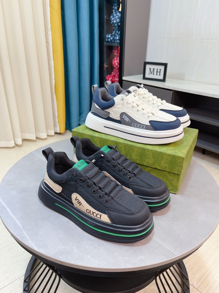 [TOP] GUCCI Men's Sports Casual Shoes - 2 Colors