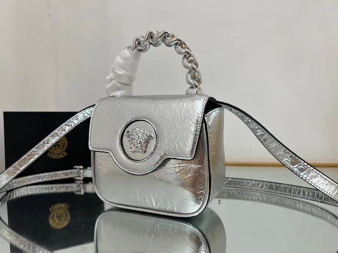 [TOP] VERSACE New Bag  16x6x12 cm - Silver