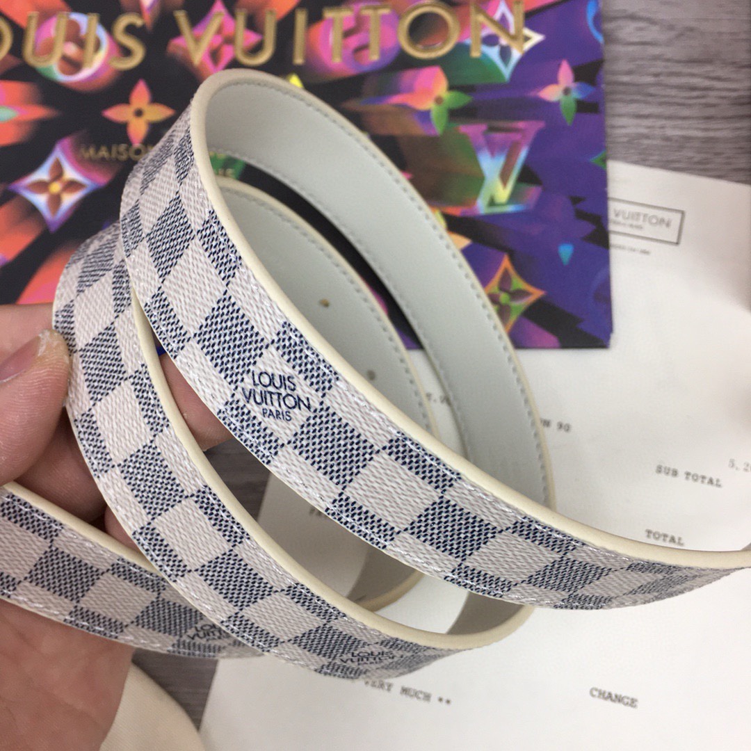 [TOP] Louis Vuitton LV Women's Classic Belt - 2.5CM