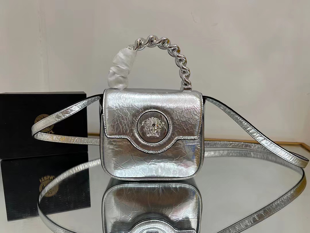 [TOP] VERSACE New Bag  16x6x12 cm - Silver