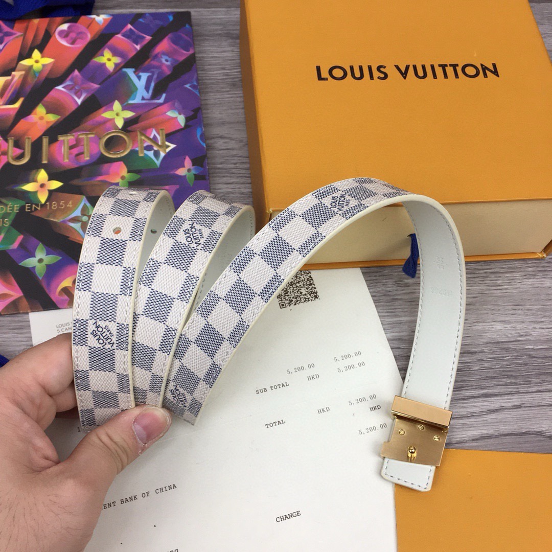 [TOP] Louis Vuitton LV Women's Classic Belt - 2.5CM