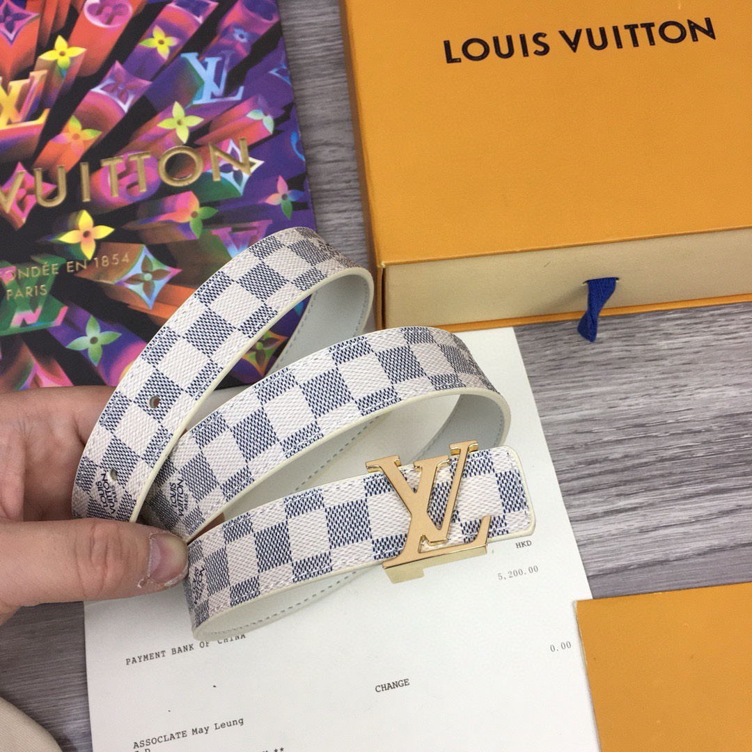 [TOP] Louis Vuitton LV Women's Classic Belt - 2.5CM