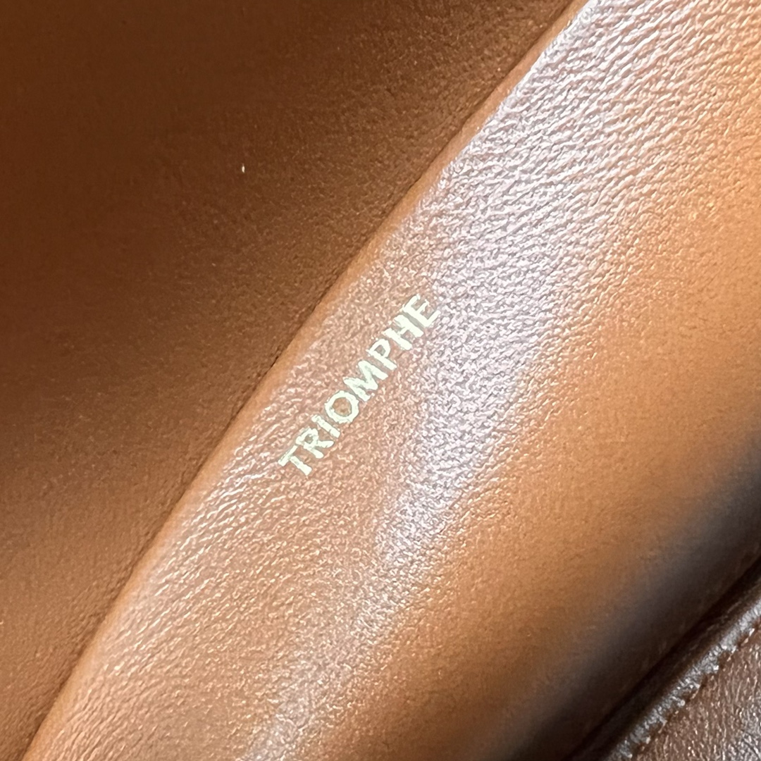 [TOP] CELINE Skin Buckle Chain Underarm Bag 21×13×5CM