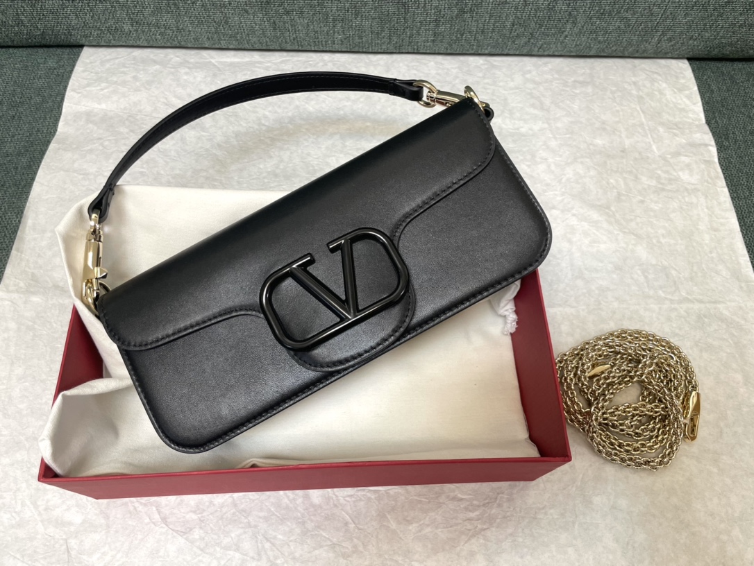 [TOP] VALENTINO Calf Leather Handbag 22x16x9cm - Four Colors