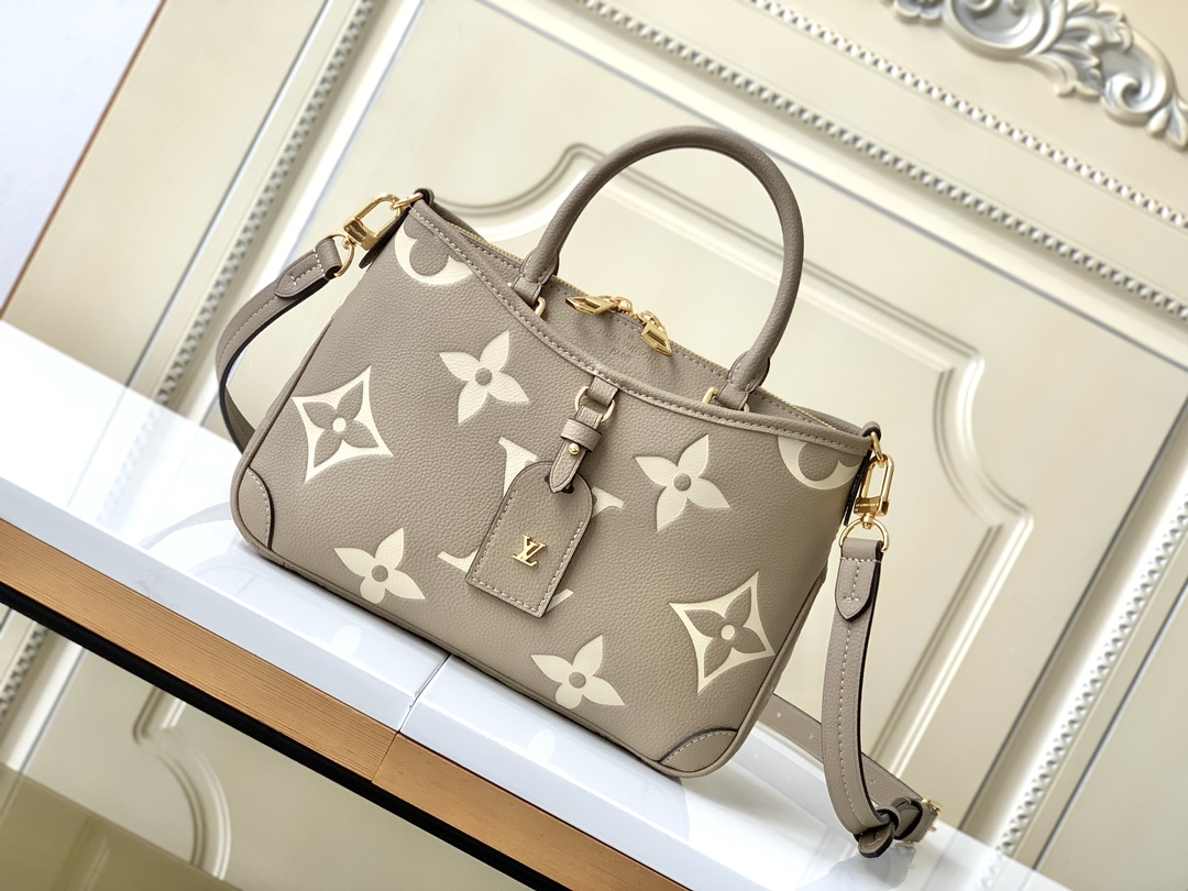 [TOP] Louis Vuitton LV  Small Bag Monogram Empreinte Embossed Leather 28 x 18 x 8 cm- 3 Colors