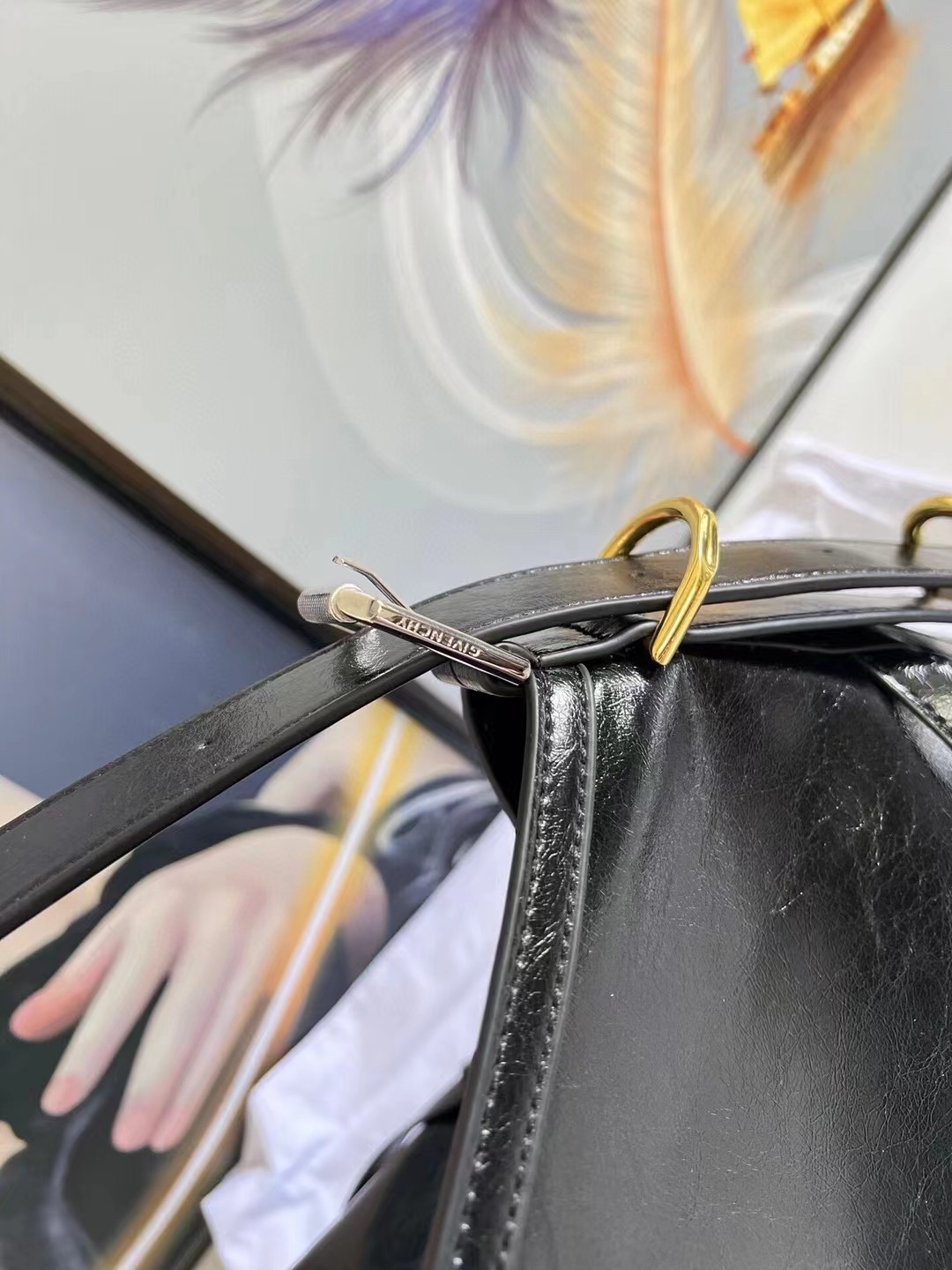 [TOP] GIVENCHY Voyou Bags Medium 40x27x6.5cm - Black