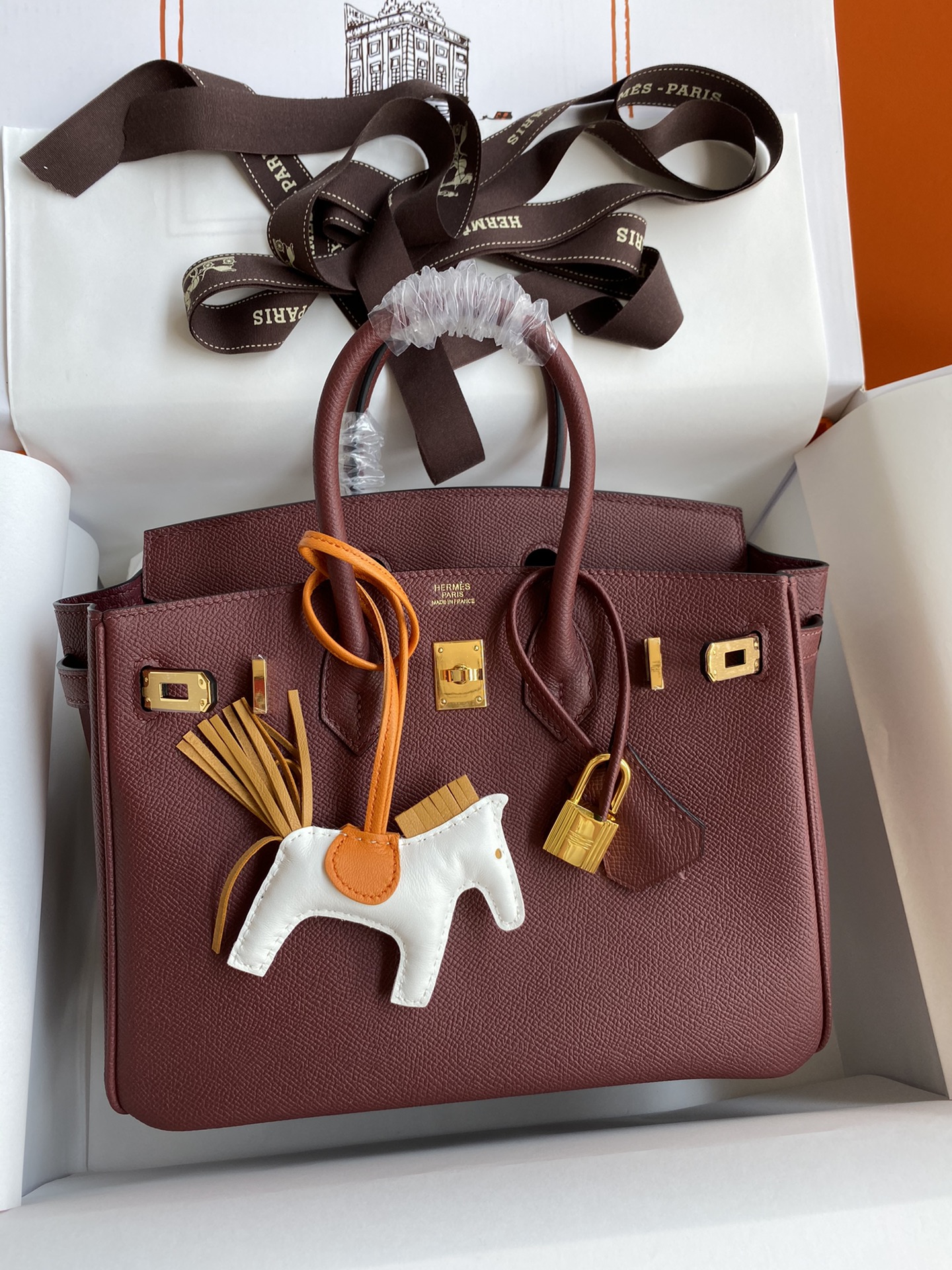 [TOP] HERMES Birkin Epsom Bag 30 cm - 5 Colors - GHW