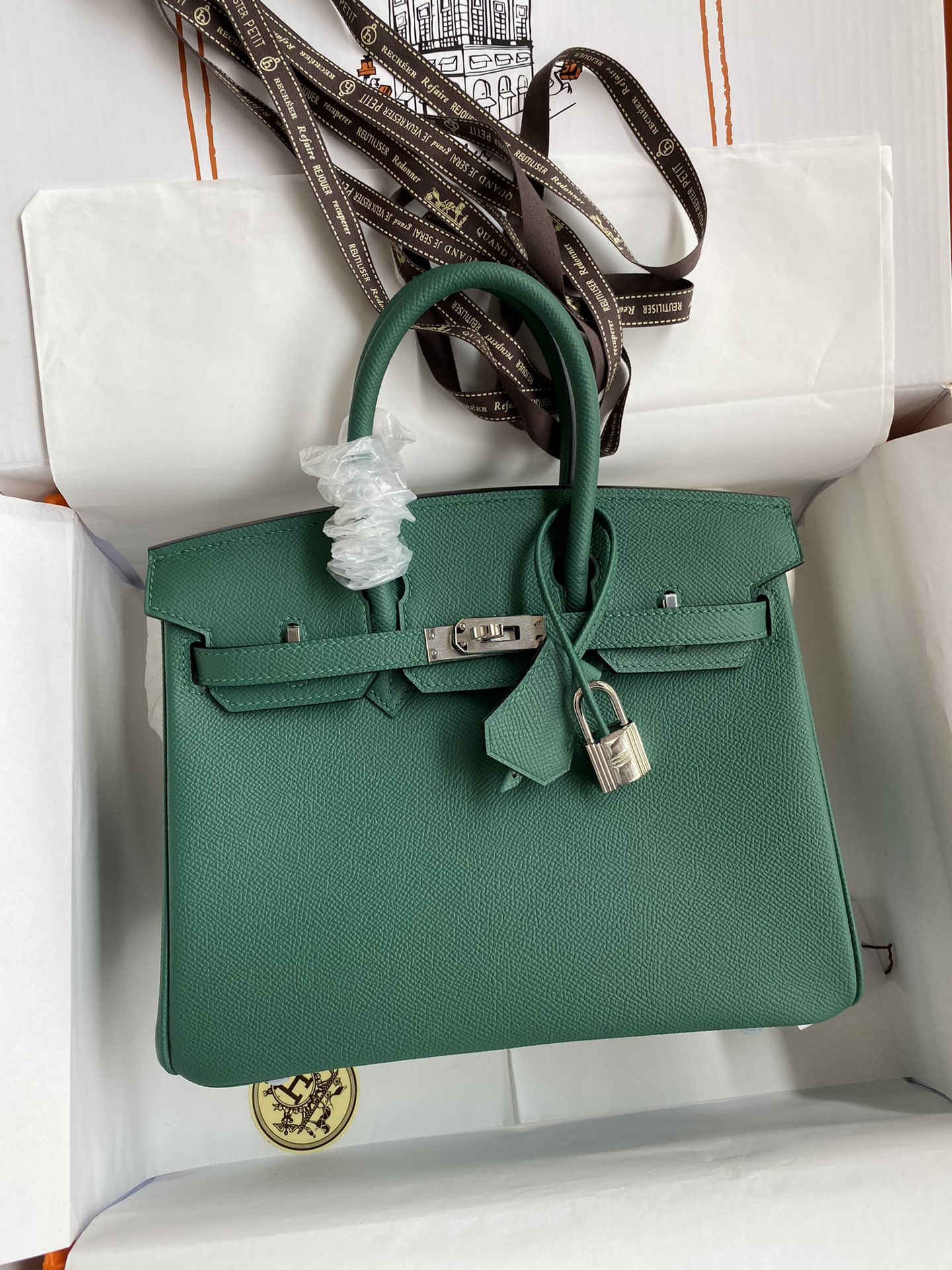 [TOP] HERMES Birkin Epsom Bag 30 cm - 5 Colors - SHW