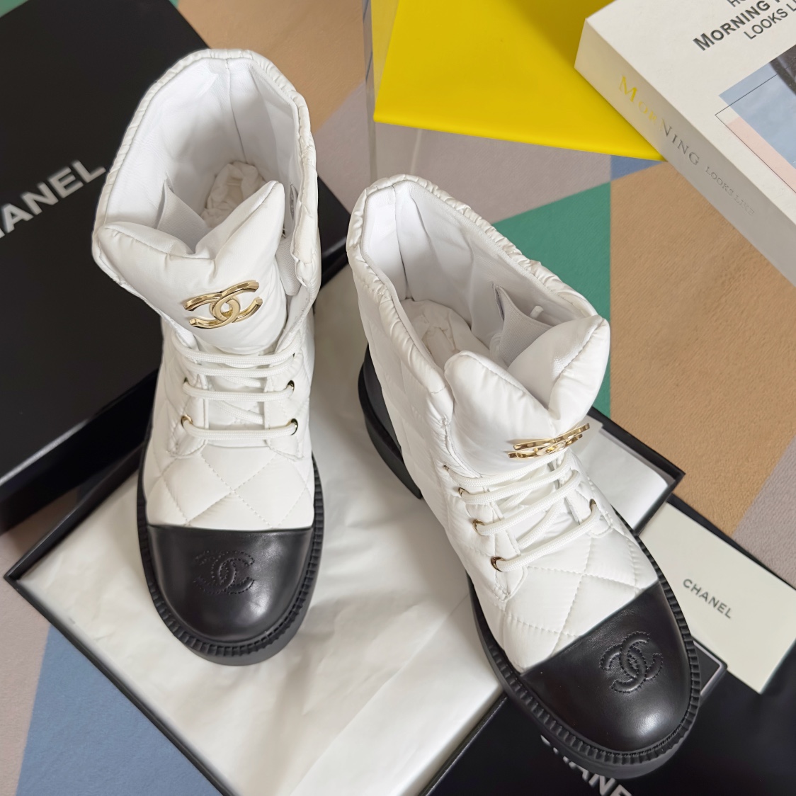 [Tops] CHANEL Down Short Boots - 4.5CM - 3 Colors