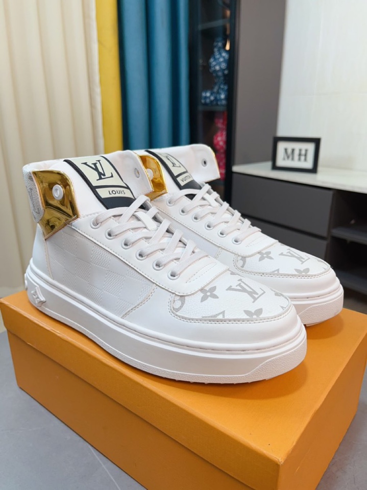[TOP] Louis Vuitton LV High - Gang New Casual Men's Shoes - 4 Colors