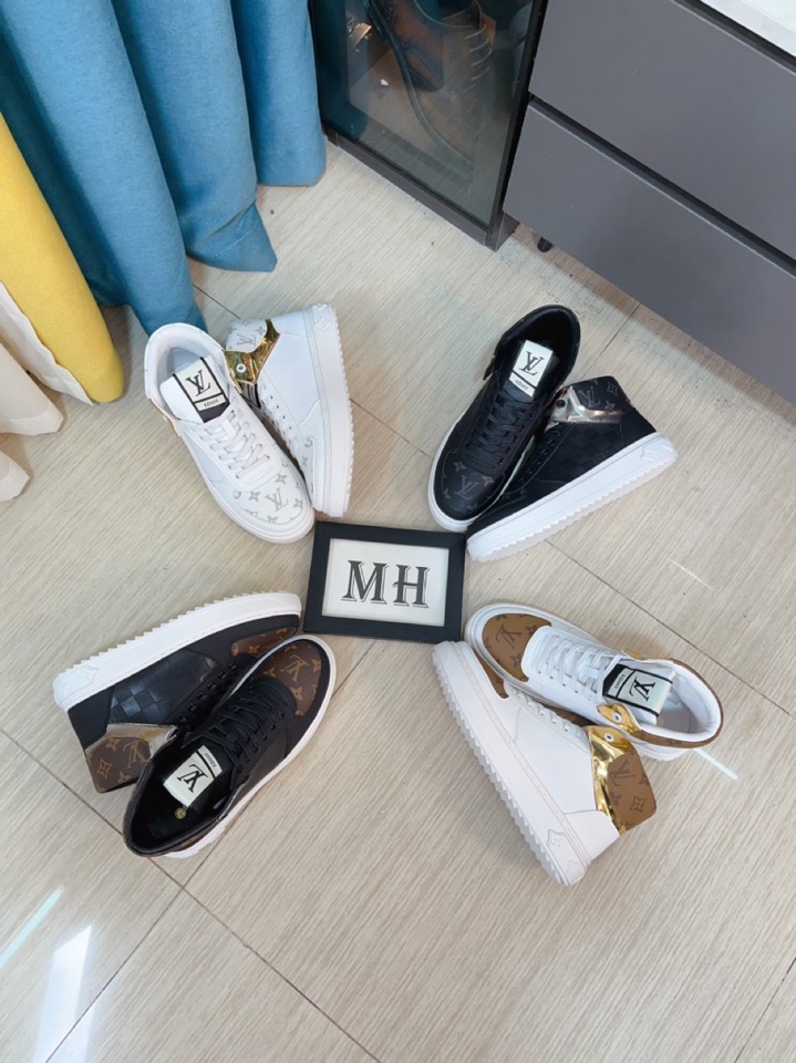 [TOP] Louis Vuitton LV High - Gang New Casual Men's Shoes - 4 Colors