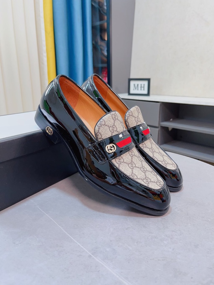 [TOP] GUCCI Men's Formal Leather Shoes