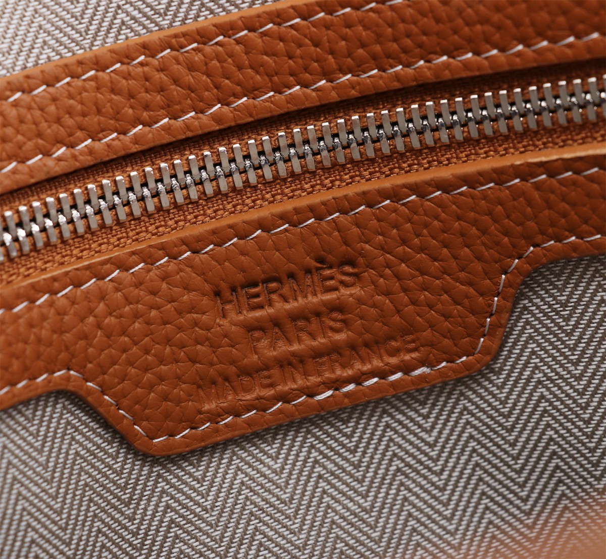 [TOP] Hermès Leather Briefcase Men's Bag - Khaki