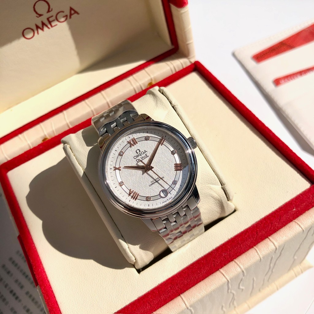 [TOP] OMEGA 32.7 mm De Ville Ladies Mechanical Watch - 3 Colors