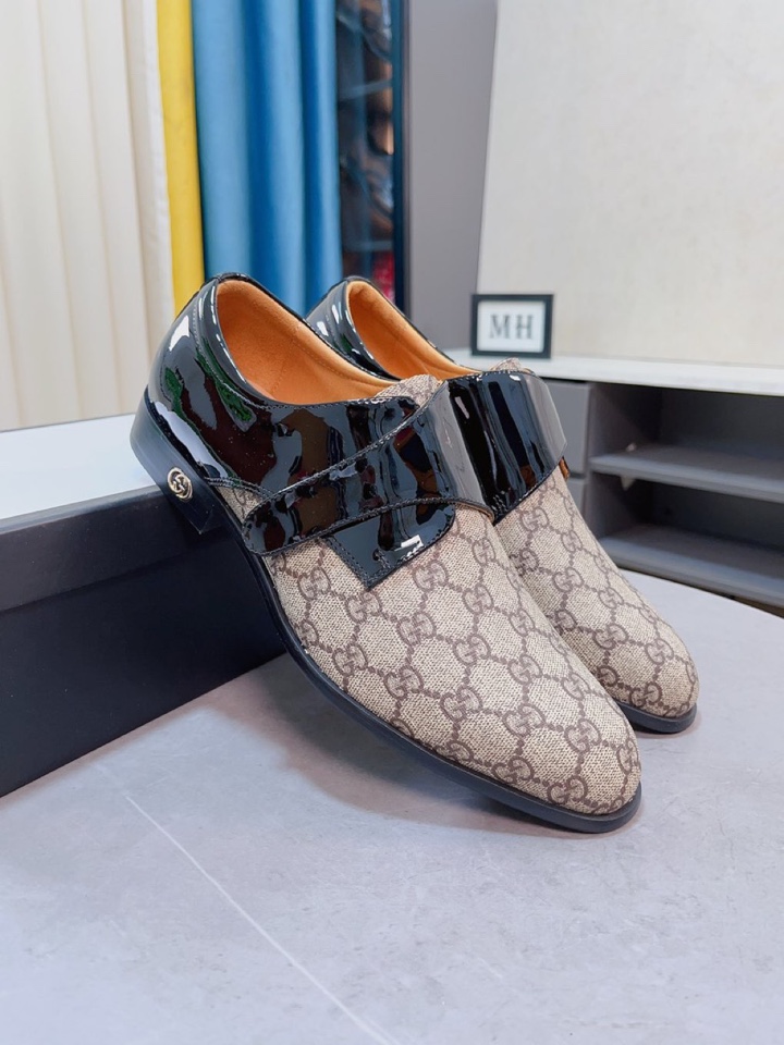 [TOP] GUCCI Men's Formal Leather Shoes