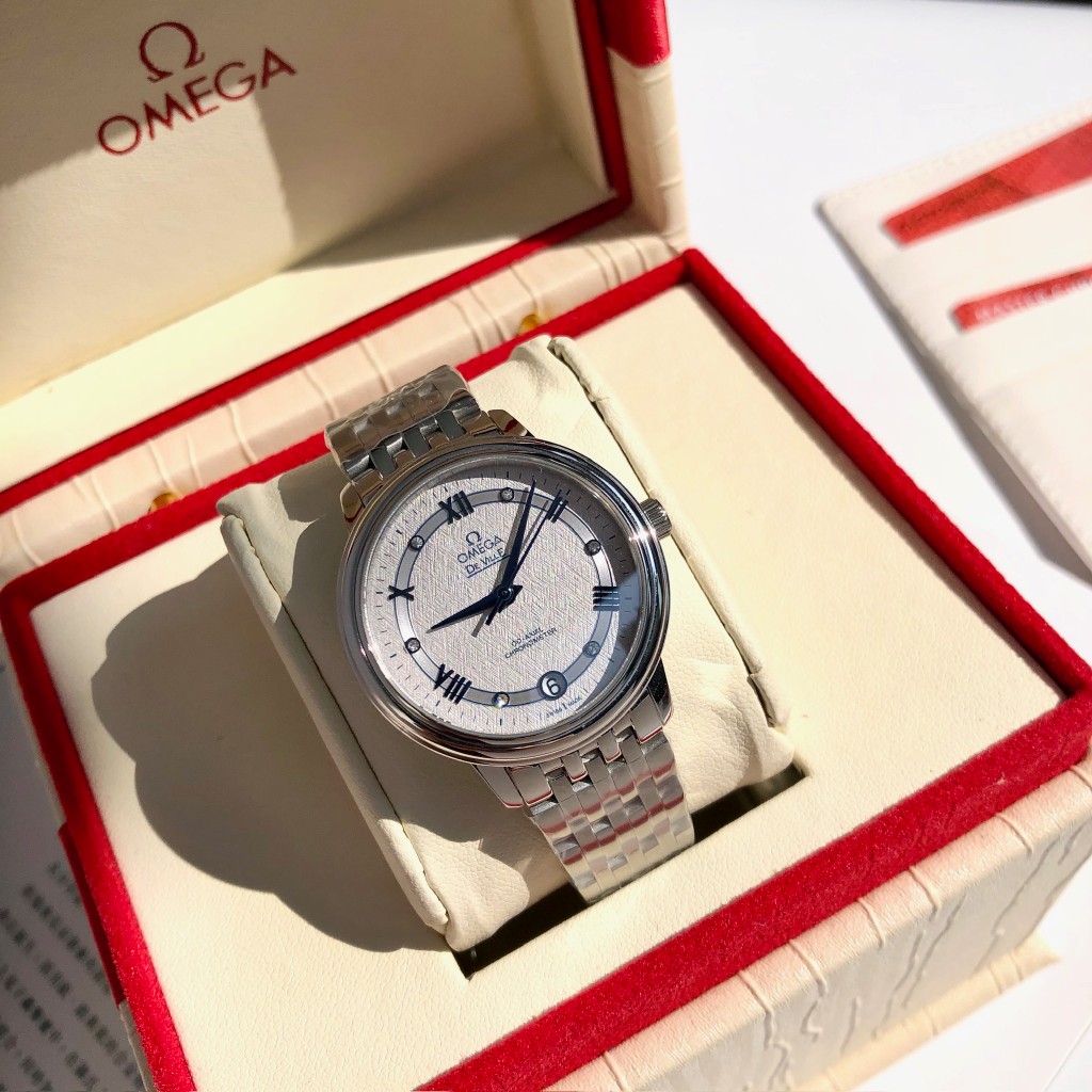 [TOP] OMEGA 32.7 mm De Ville Ladies Mechanical Watch - 3 Colors