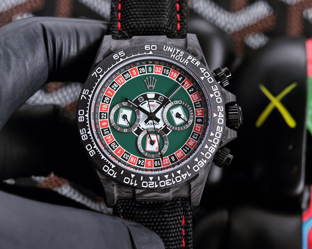 [TOP] ROLEX ROLEX Universe Daytona Series Carbon Fiber - 7 Colors