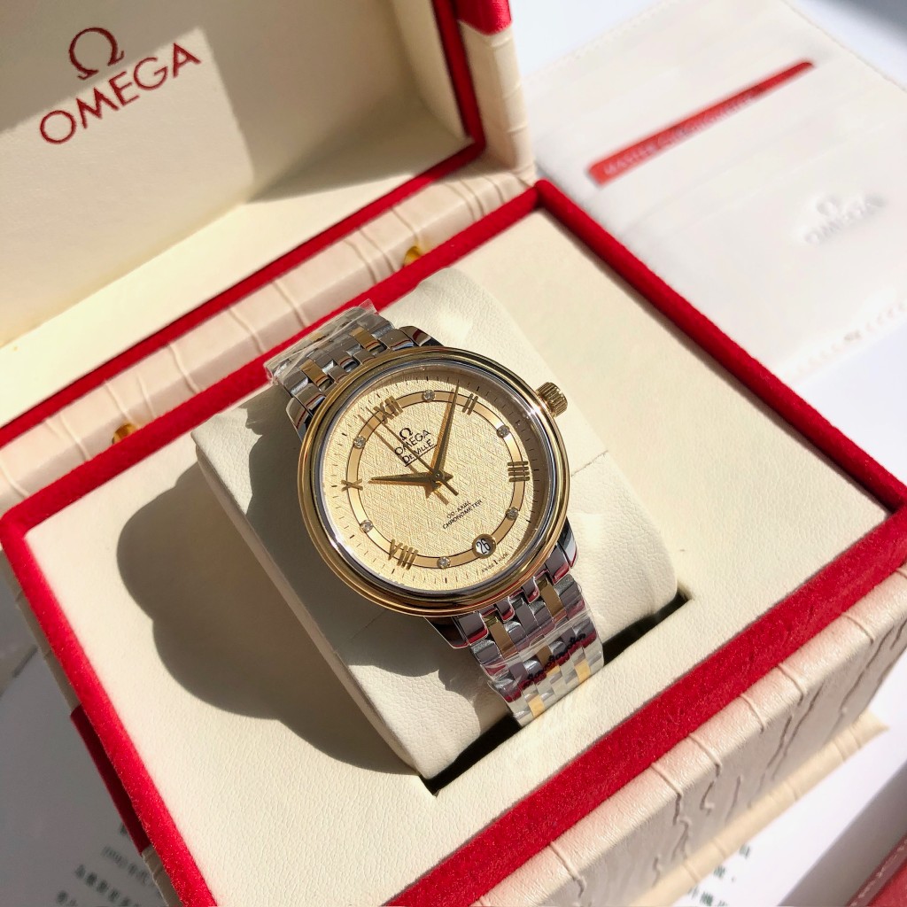[TOP] OMEGA 32.7 mm De Ville Ladies Mechanical Watch - 4 Colors