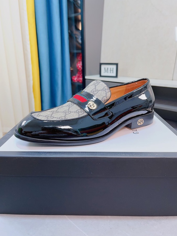 [TOP] GUCCI Men's Formal Leather Shoes