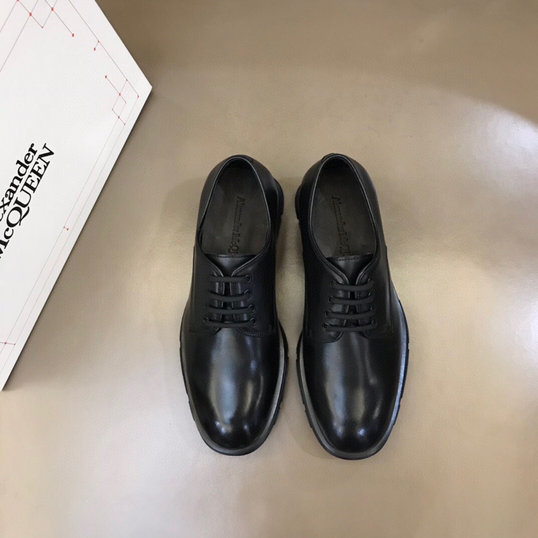 [Top] Alexander McQueen Men's Leather Shoes - 2 Colour
