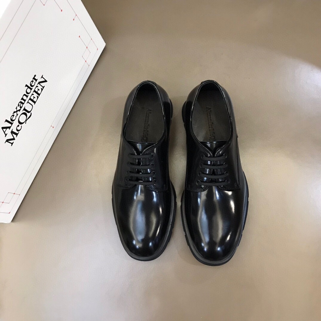 [Top] Alexander McQueen Men's Leather Shoes - 2 Colour