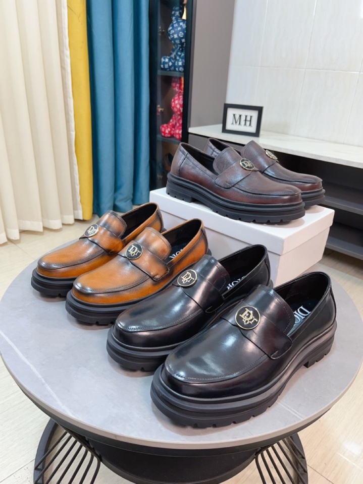 [TOP] Christian Dior Men's Leather Shoes - 3 Colors