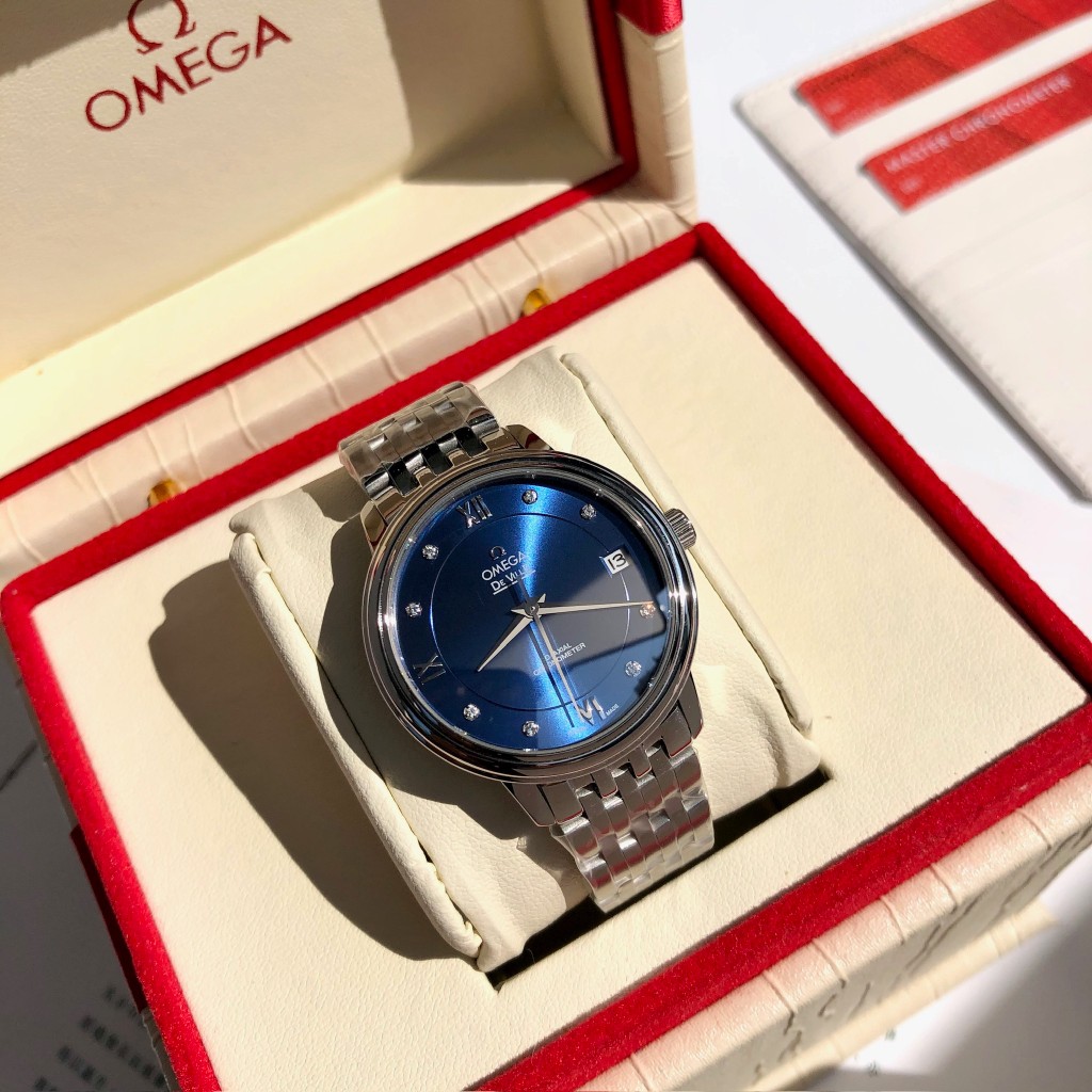 [TOP] OMEGA 32.7 MM De Ville Ladies Mechanical Stainless Steel Watch