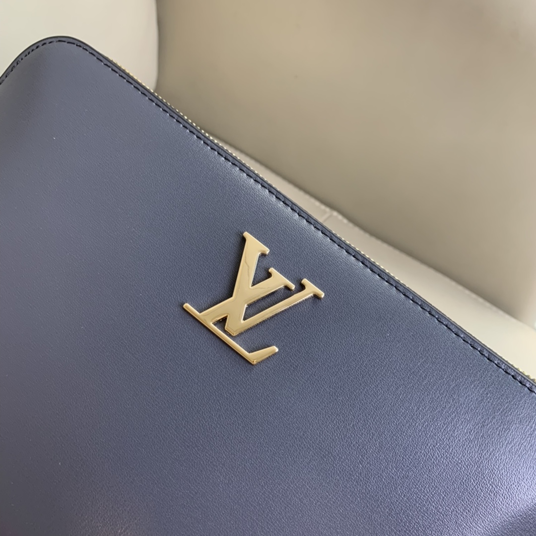 [TOP] Louis Vuitton LV LV Double Zipper Password Lock Imported Top layer Cowhide Handbag