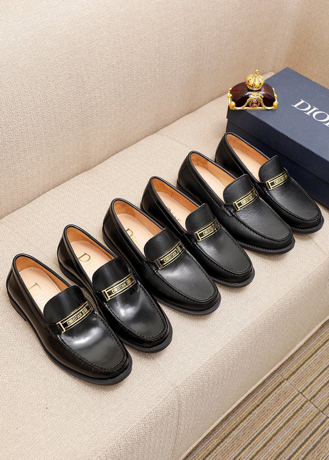 [TOP] Christian Dior Men's Casual Leather Shoes - 3 Colors