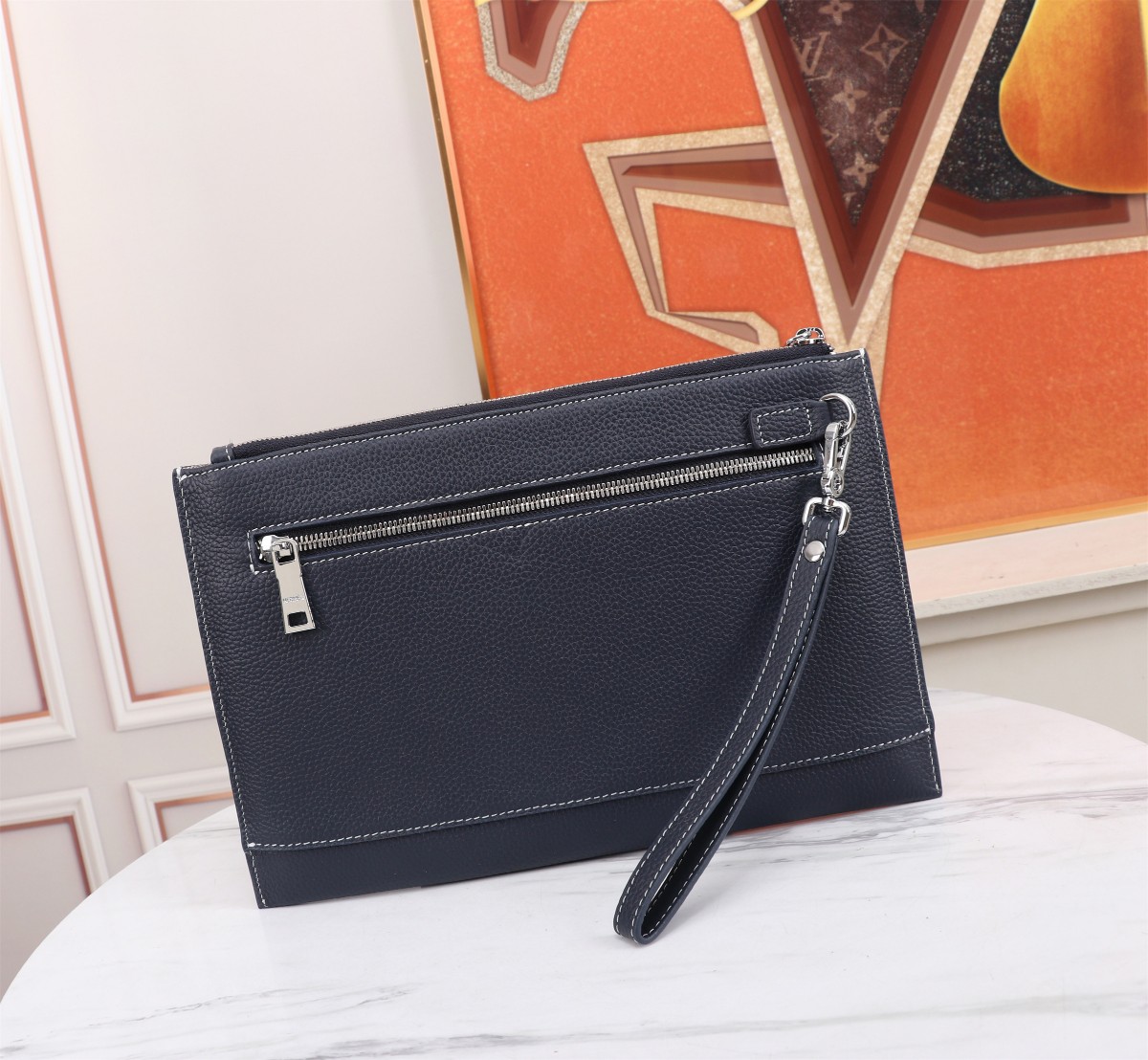 [TOP] HERMES Single Handle Bag Wallet
