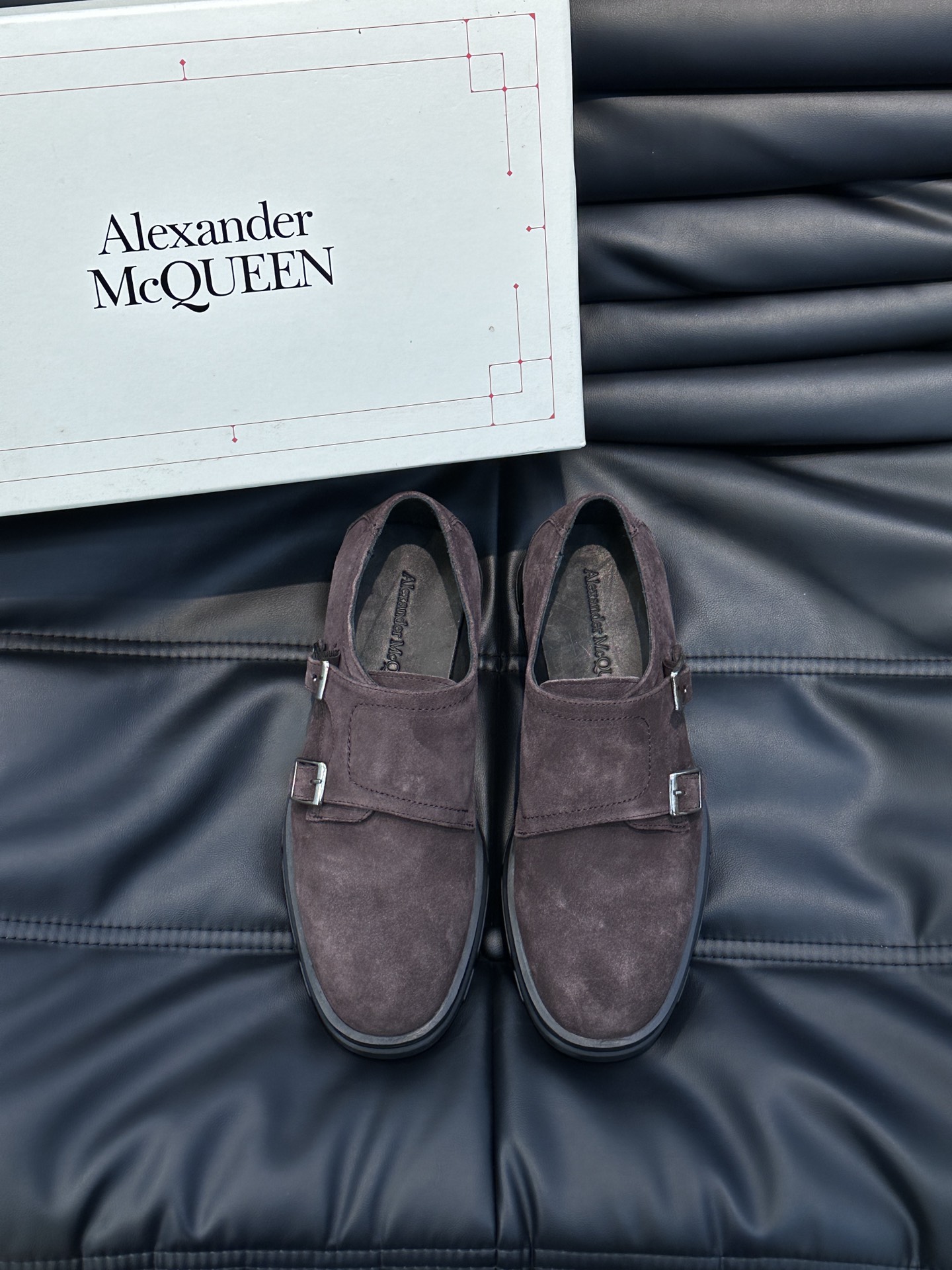 [Top] Alexander McQueen Alexander Men's Leather Shoes - 4 Colour