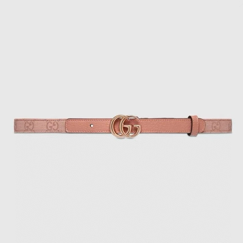 [TOP] GUCCI Lady Belt - 2CM - Nude Pink