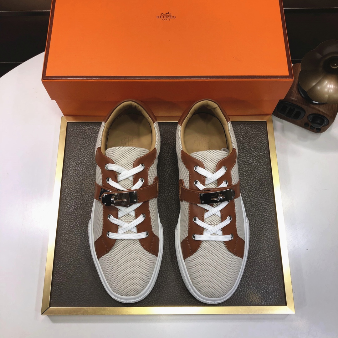 [TOP] HERMES Men's Casual Shoes - 3 Colors