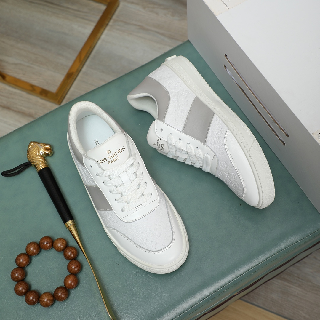 [TOP] Louis Vuitton LV Cowhide Casual Shoes - 3 Colors