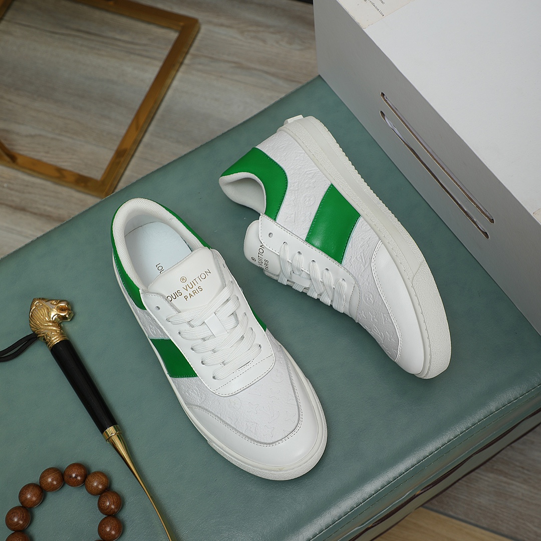 [TOP] Louis Vuitton LV Cowhide Casual Shoes - 3 Colors