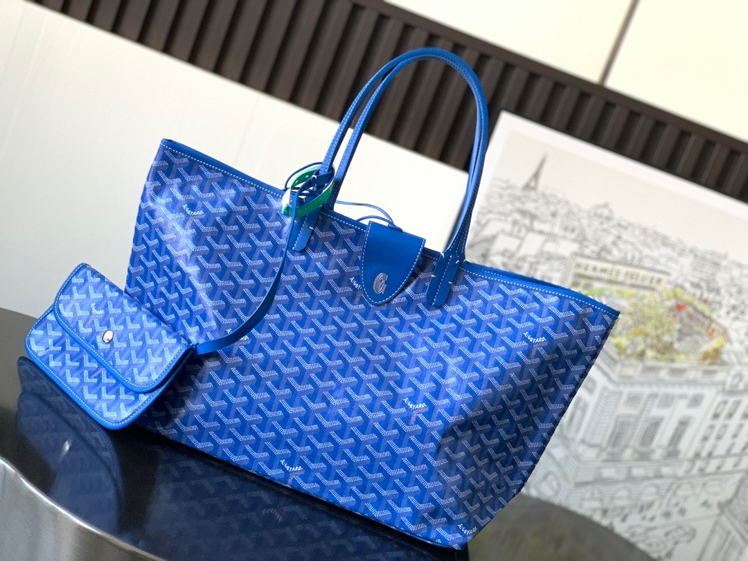 [TOP] Goyard Saint Louis Bag PM/GM - Blue