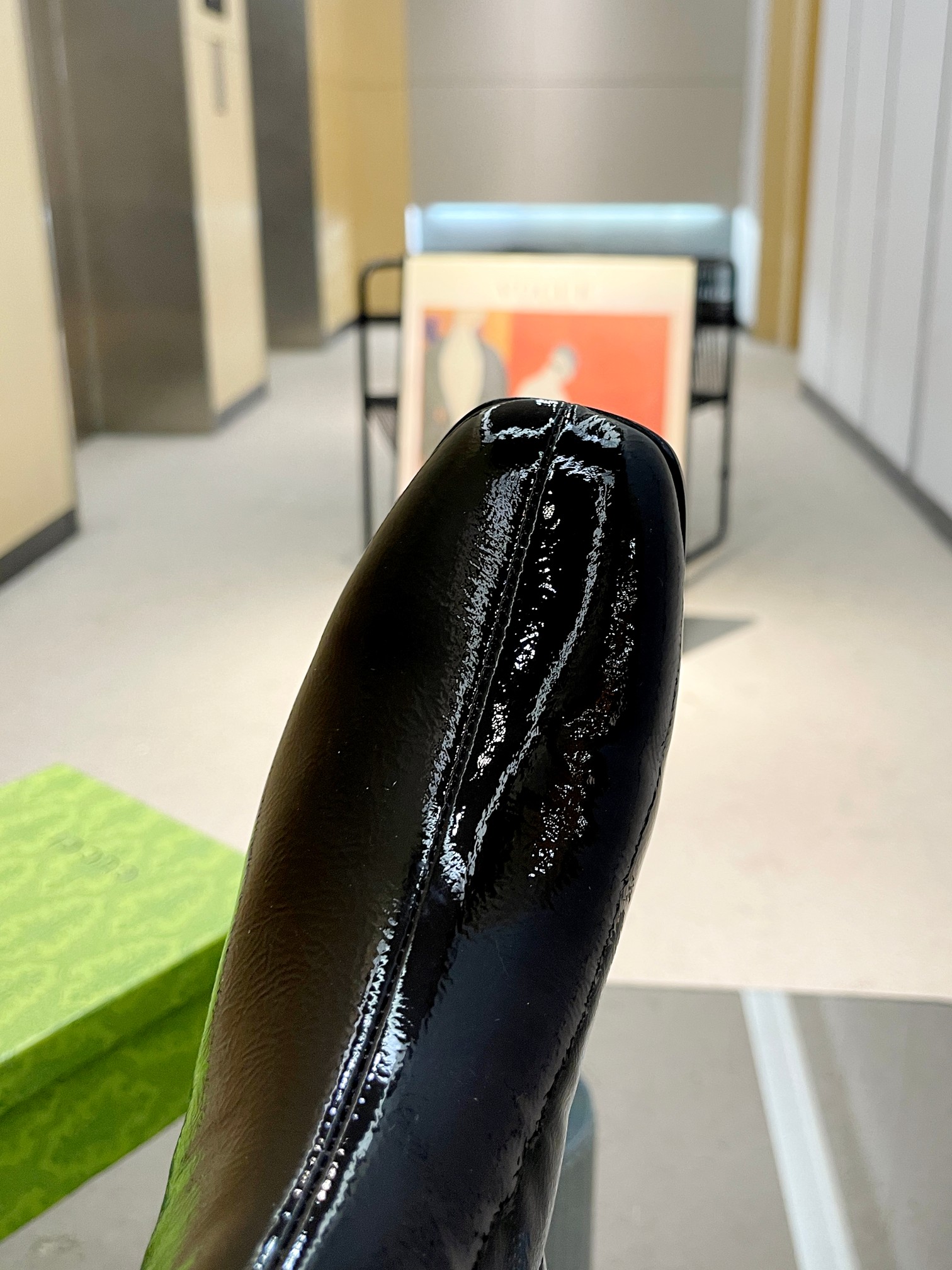 [TOP] GUCCI Cowhide Shoes Boots - Black - 3.5CM